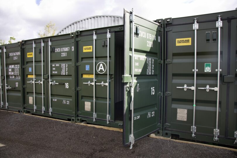 green storage containers